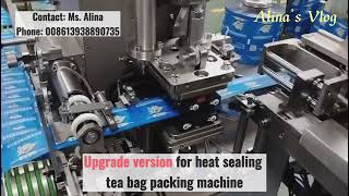 Upgrade version for heat sealing tea bag packing machine [upl. by Ahseket]