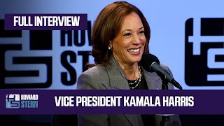 Vice President Kamala Harris on the Howard Stern Show FULL INTERVIEW [upl. by Novick]