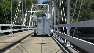 Dingmans Ferry Bridge eastbound ALTERNATE TAKE [upl. by Chalmer]