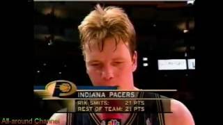 Rik Smits 25pts  Knicks Gm 3 2000 Playoffs [upl. by Jerrie]