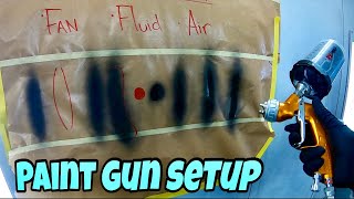 How to Setup your Paint Gun to Spray a Car Guide [upl. by Joeann]