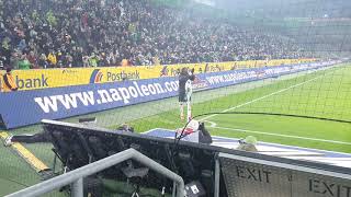 Marcus quotTikusquot Thuram und die Eckfahne 2512020 nach dem Spiel Gladbach gegen Mainz [upl. by Enahc]