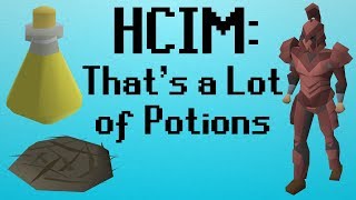 OSRS HCIM 118 Thats a Lot of Potions 18942277 [upl. by Lateehs]