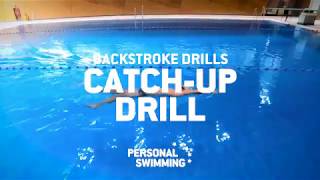 Catchup drill  Personal Swimming Backstroke drills [upl. by Alphonse]