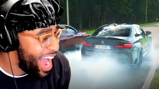 coolkid reacts to CARS LEAVING MEETS DRIFTS NEAR MISSES amp MORE [upl. by Nonnerb]