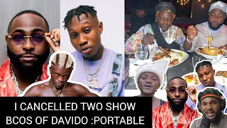 I Cancelled Two Shows in the US just to get Davido to feature on my Song Zlatan — Singer Portable [upl. by Rhianna114]