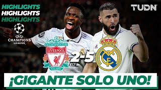 Highlights  Liverpool 25 Real Madrid  Champions League 202223  8vos  TUDN [upl. by Meridel]