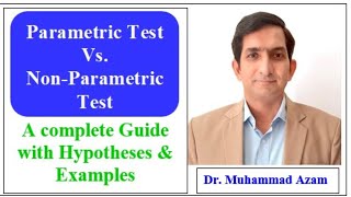 Parametric Test vs NonParametric Test  Difference between Parametric and Nonparametric Test [upl. by Clevie]