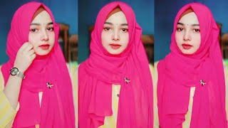 নিউ হেজাব টিউটোরিয়াল  New hijab tutorial  Hijab style  🌼 [upl. by Netty]