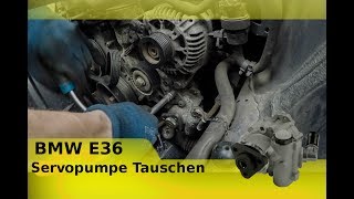 BMW E36 Servopumpe Tauschen [upl. by Robert]