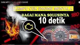 Cara gampang memperbaiki lampu engine nyala cuma 10 detik [upl. by Tsnre]