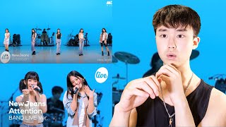 NewJeans  “Attention” Band LIVE Concert its Live KPOP Live Music Show REACTION [upl. by Travax]