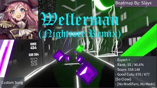 Wellerman Nightcore Remix 🐳🏴‍☠️  SS Rank [upl. by Janek]