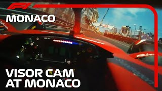 Visor Cam At Monaco With Charles Leclerc  2022 Monaco Grand Prix [upl. by Aime]