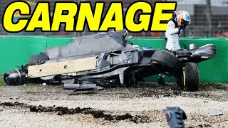 The WORST Crashes in Formula 1 [upl. by Irac]