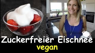 Thermomix TM5 ⎢Zuckerfreier Eischnee vegan ⎢Aquafaba [upl. by Eiramlatsyrc]