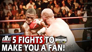 5 Fights PROMISE to Make You a Boxing Fan PART 1  Full Fight Marathon  Boxing World [upl. by Vidovic346]