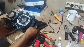 vario tekhno 125 proses rakit bi led [upl. by Jessalyn478]