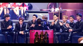 EXO Reaction to TWICE  CHEER UP  TT in MAMA 2016 [upl. by Wight]