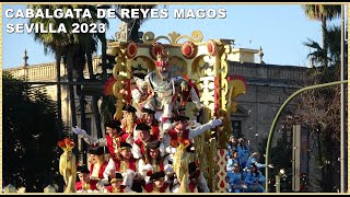 4K  CABALGATA REYES MAGOS 2023 COMPLETO SEVILLA [upl. by Senhauser695]