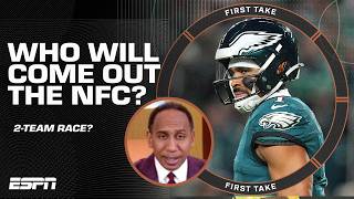 Is the NFC a 2team race 🤔 Stephen A thinks its down to the EAGLES amp LIONS  First Take [upl. by Ecela]