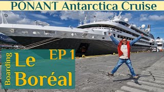 BOARDING my ANTARCTICA cruise on PONANT Le Boréal  precruise program Buenos Aires to Ushuaia  EP1 [upl. by Nnauol]