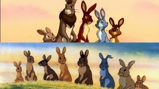 Watership Down TV Shows amp Film Compare amp Contrast Review [upl. by Blalock]