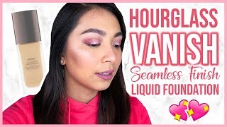 NEW Hourglass Vanish Liquid Foundation Review  First Impressions  Wear Test  Dry Skin [upl. by Rehptsirhc15]