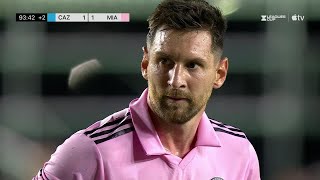 LIONEL MESSI SCORES GAMEWINNING FREE KICK IN INTER MIAMI DEBUT 🔥🔥 [upl. by Armahs50]