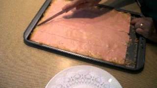 How To Cut Bar Cookies Into Diamond Shapes [upl. by Cordeelia]