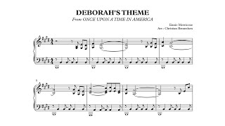 Morricone  Deborahs Theme  Piano [upl. by Ecirtal]