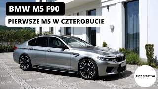 BMW M5 F90  PIERWSZE M5 W CZTEROBUCIE  TEST PL  AUTOSPORTIVO [upl. by Perseus]