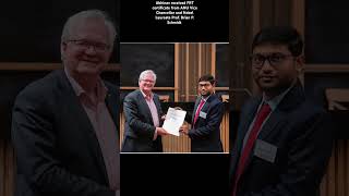 Abhinav received FRT certificate from ANU Vice Chancellor and Nobel Laureate Prof Brian P Schmidt [upl. by Alejandro183]