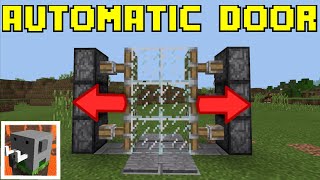 Craftsman  How to Make a WORKING AUTOMATIC DOOR in Craftsman Building Craft [upl. by Tillinger267]