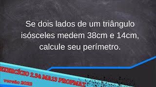 MA13 Cap2 exercício 234 versão 2022 mestrado profmat [upl. by Ecineg]