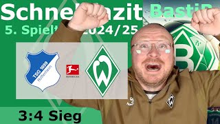 Schnellfazit Die quotsichere Bank der Attraktivitätquot  43 Auswärtssieg Werder Bremen  BastiBBFaB [upl. by Wheelwright265]