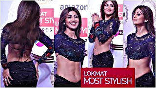 Shilpa Shetty Never Seen Before Arrives At LOKMAT MOST STYLISH AWARDS 2023 [upl. by Xineohp]