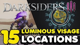 Darksiders 3  All Luminous Visage Locations Guide Free LevelUps [upl. by Kentigera]