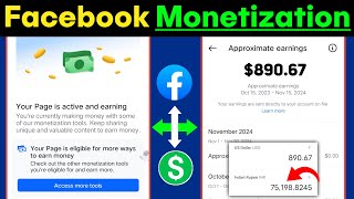 Facebook Monetization Eligibility In Hindi  Facebook Ko Monetise Kaise Kare 2024  Part 1 [upl. by Atikehs198]