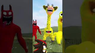 Shin Sonic saves sonic Tapes family from Garten of Banban in Garrys Mod [upl. by Woodruff]