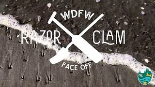 WDFWs 2019 Razor Clam FaceOff Challenge [upl. by Kcira]