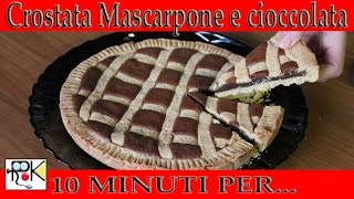 10 minuti perCucinare Crostata mascarpone e cioccolata [upl. by Duffy346]