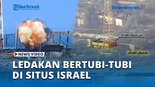 Ledakan Bertubi tubi di Situs Israel saat Pasukan IDF Rapat Strategi Serang Lebanon [upl. by Ennaus499]