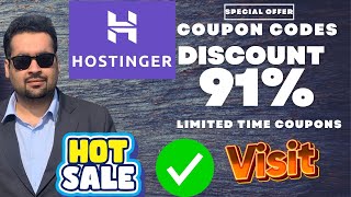 Hostinger Coupon Codes 2024 91 Discount Code Coupon [upl. by Tybald]