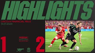 HIGHLIGHTS  Liverpool vs Arsenal 21  Havertz scores in final game of our US Tour [upl. by Fransen]