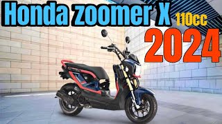 New Honda ZoomerX 110cc 2024  Honda new moped launch Honda moped 110  Reviewmileagedetails [upl. by Nosemaj]