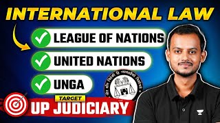 International Law for UP Judiciary Exam  UPPCS J Preparation  Pranjal Singh [upl. by Elephus681]