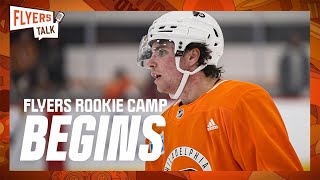 3 storylines for Flyers rookie games  Flyers Talk Podcast [upl. by Edy251]