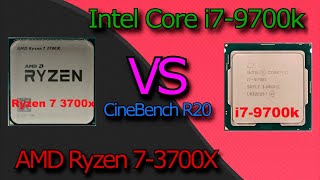 i7 9700k vs Ryzen 7 3700x [upl. by Kadner]