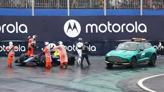 Alex Albon crash news  Alex Albon latest update [upl. by Nnyliak158]